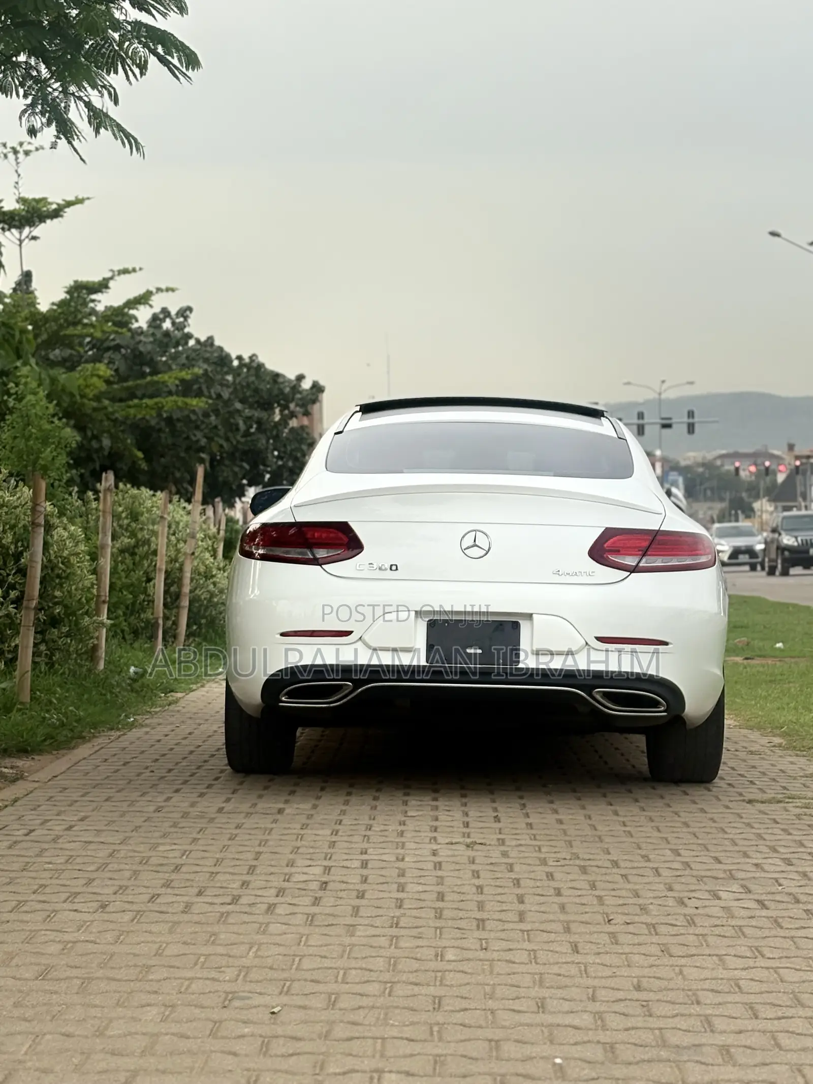 Mercedes-Benz C300 Base 4Matic Coupe AWD (2.0L 4cyl 7A) 2017 White