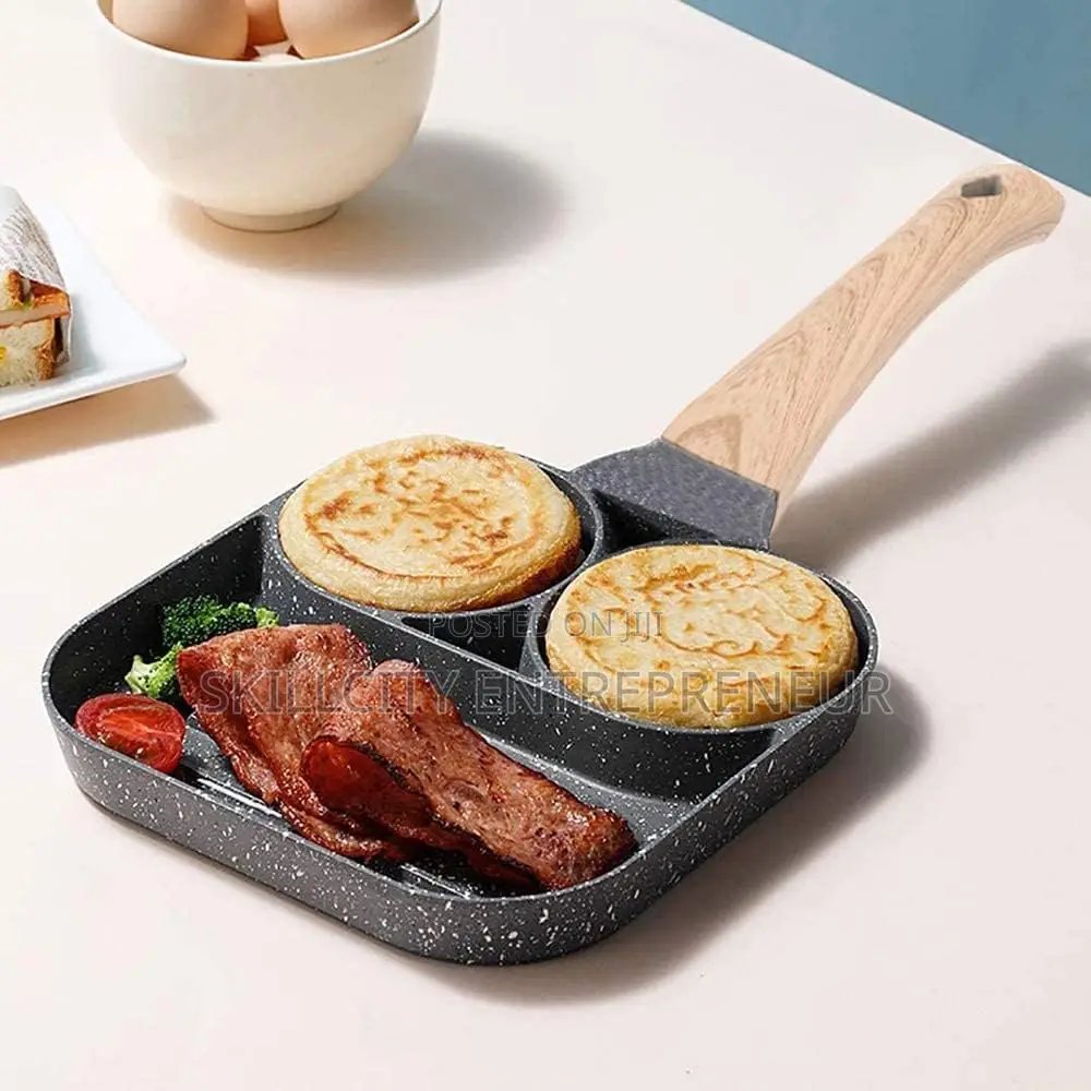 3 Hole Non Stick Fry Pan