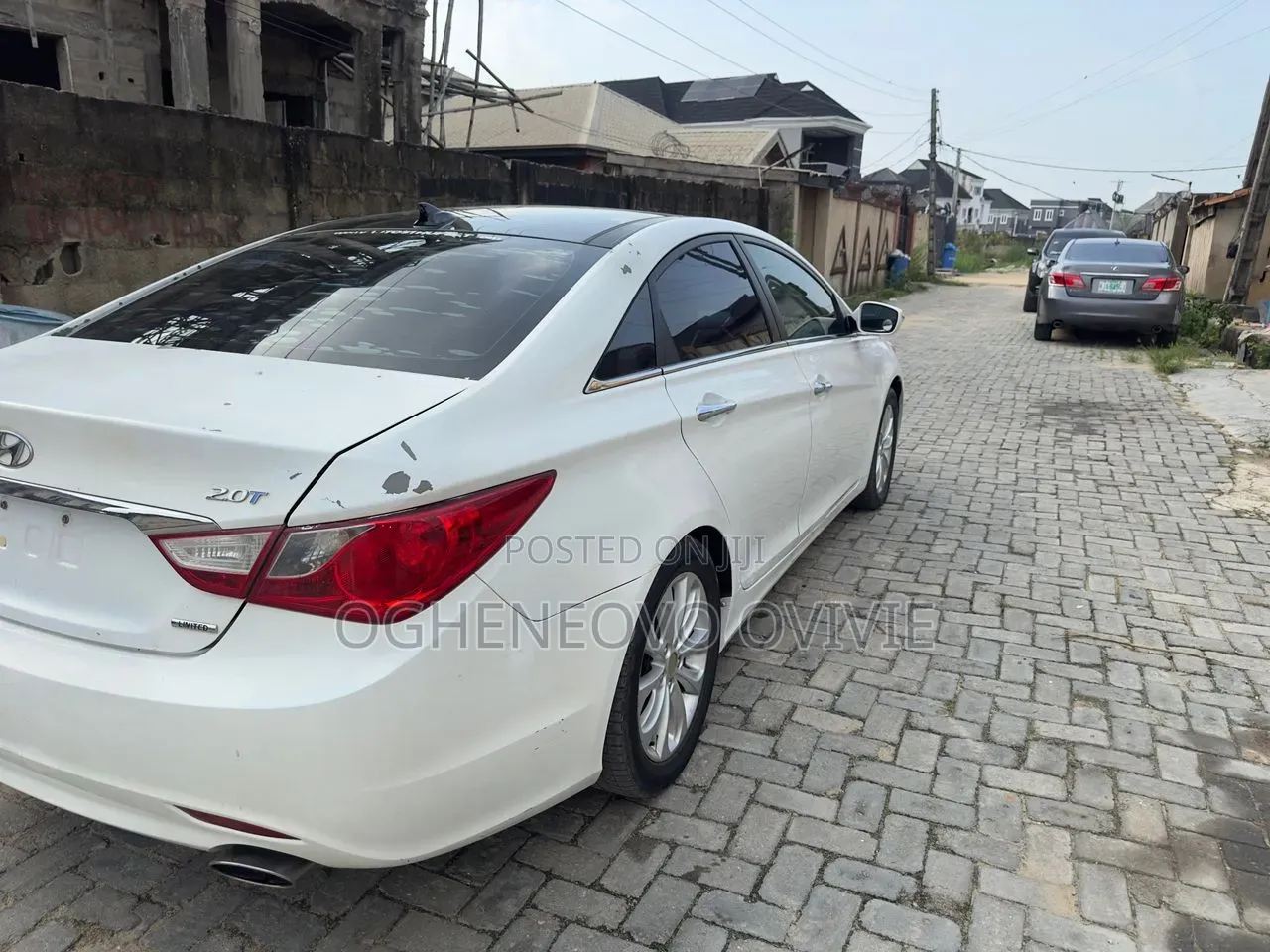Hyundai Sonata Limited 2.0T Sedan (2.0L 4cyl 6A) 2012 White
