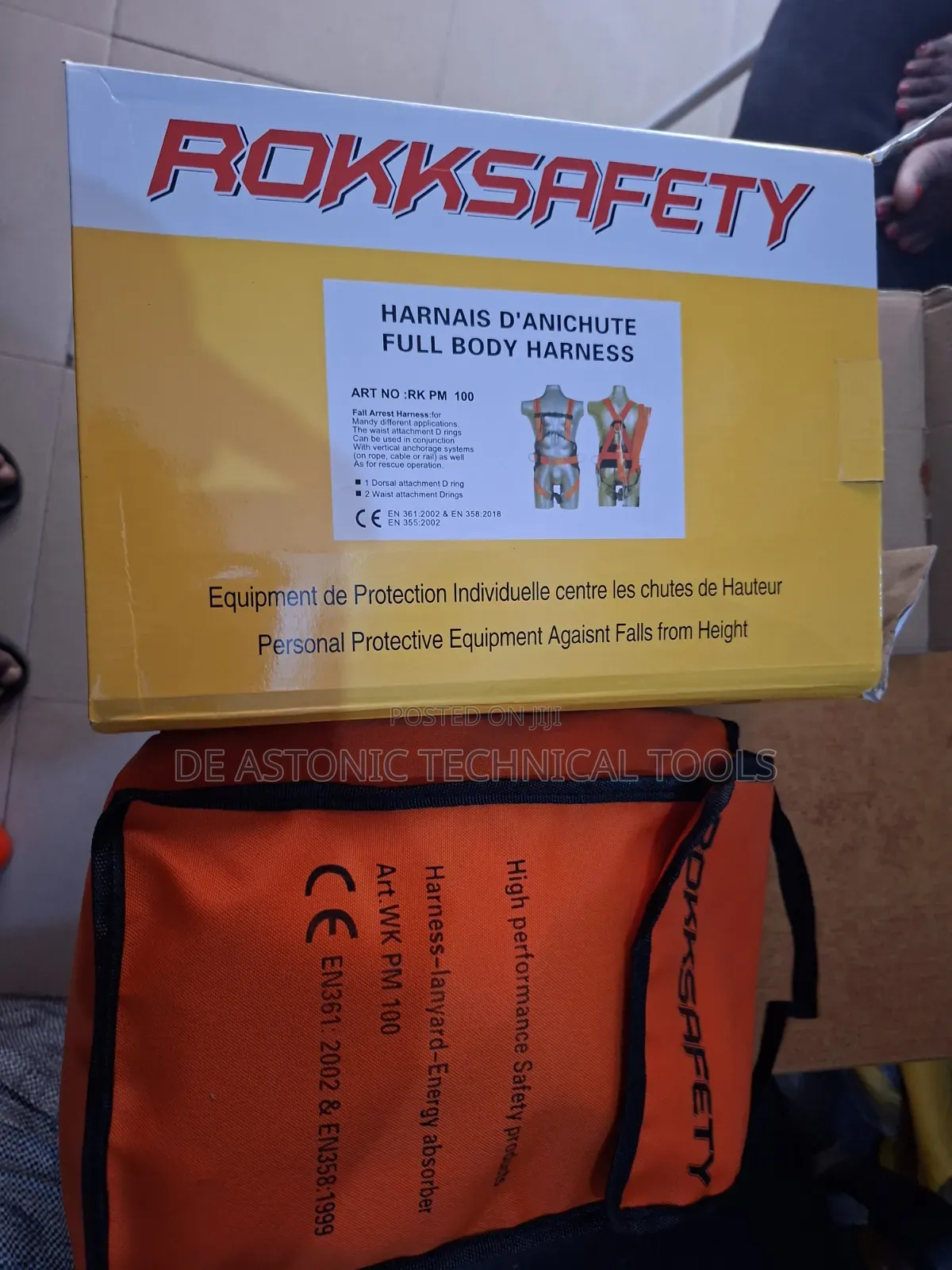 Rokk Safey Full Body Harness Belt