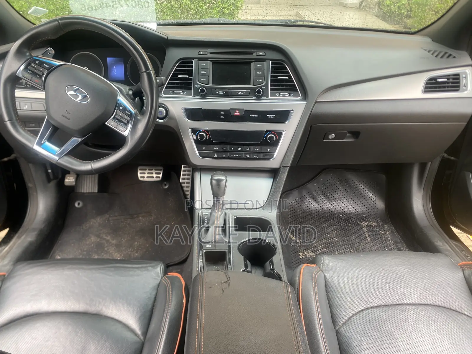 Hyundai Sonata Sport 2.0T Sedan FWD (2.0L 4cyl 6A) 2016 Black
