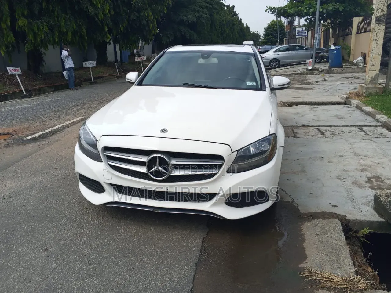 Mercedes-Benz C300 Base C300 AWD 4MATIC Sedan 2018 White
