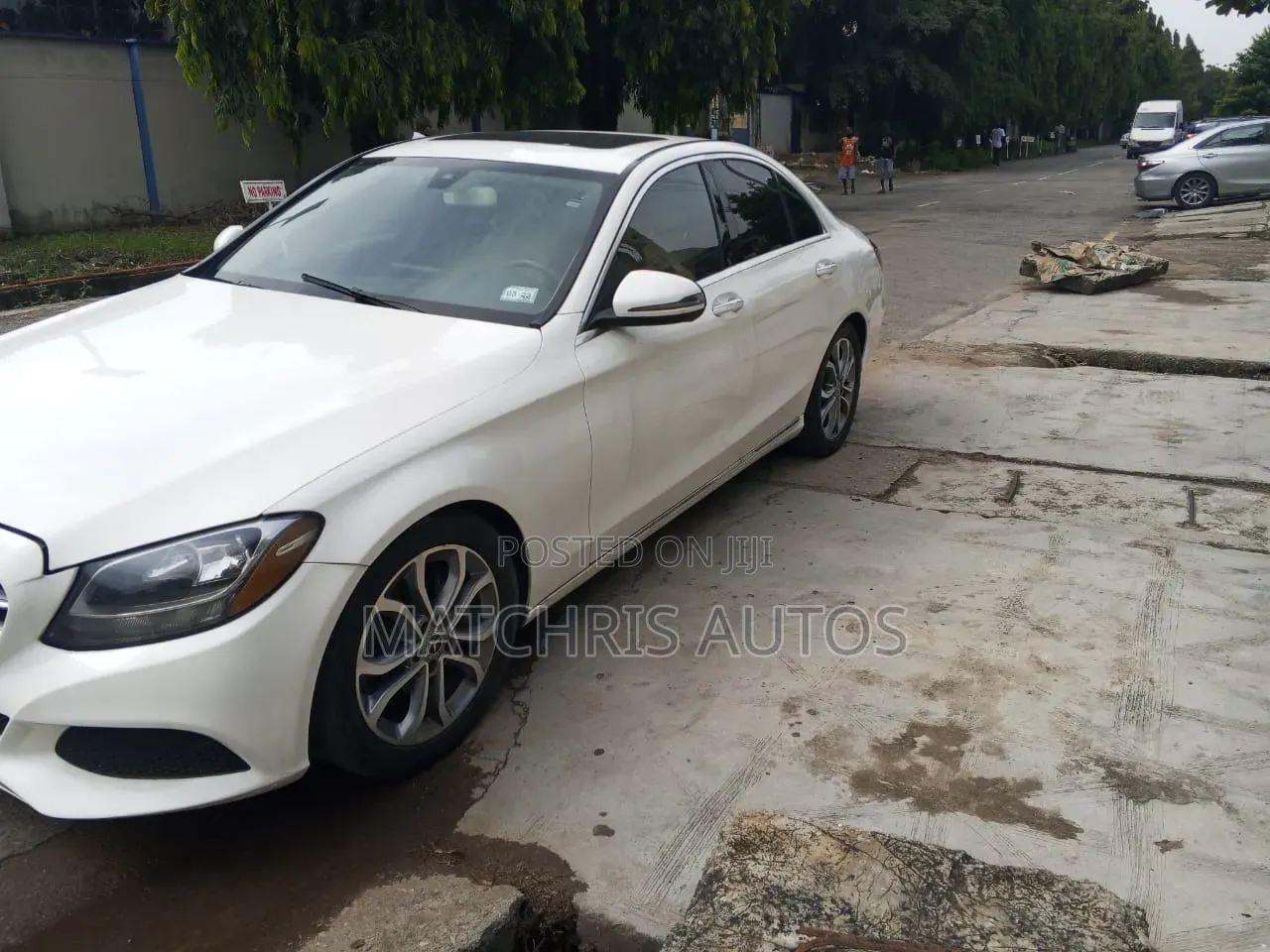 Mercedes-Benz C300 Base C300 AWD 4MATIC Sedan 2018 White
