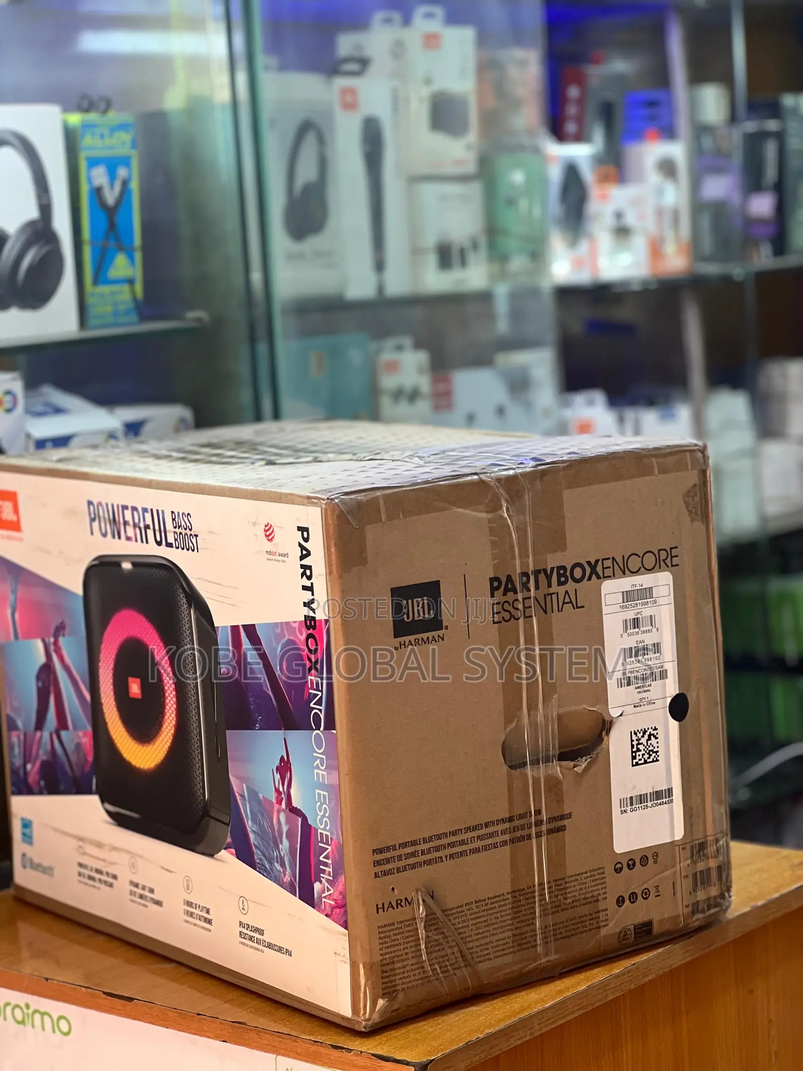 JBL Partybox Encore Essential Portable Bluetooth Party Speaker –