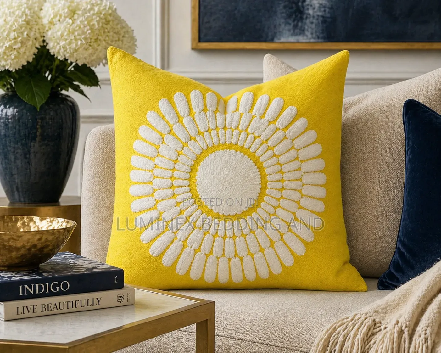 Luminex Luxury Decorative Throw Pillows for Sofa Home Décor