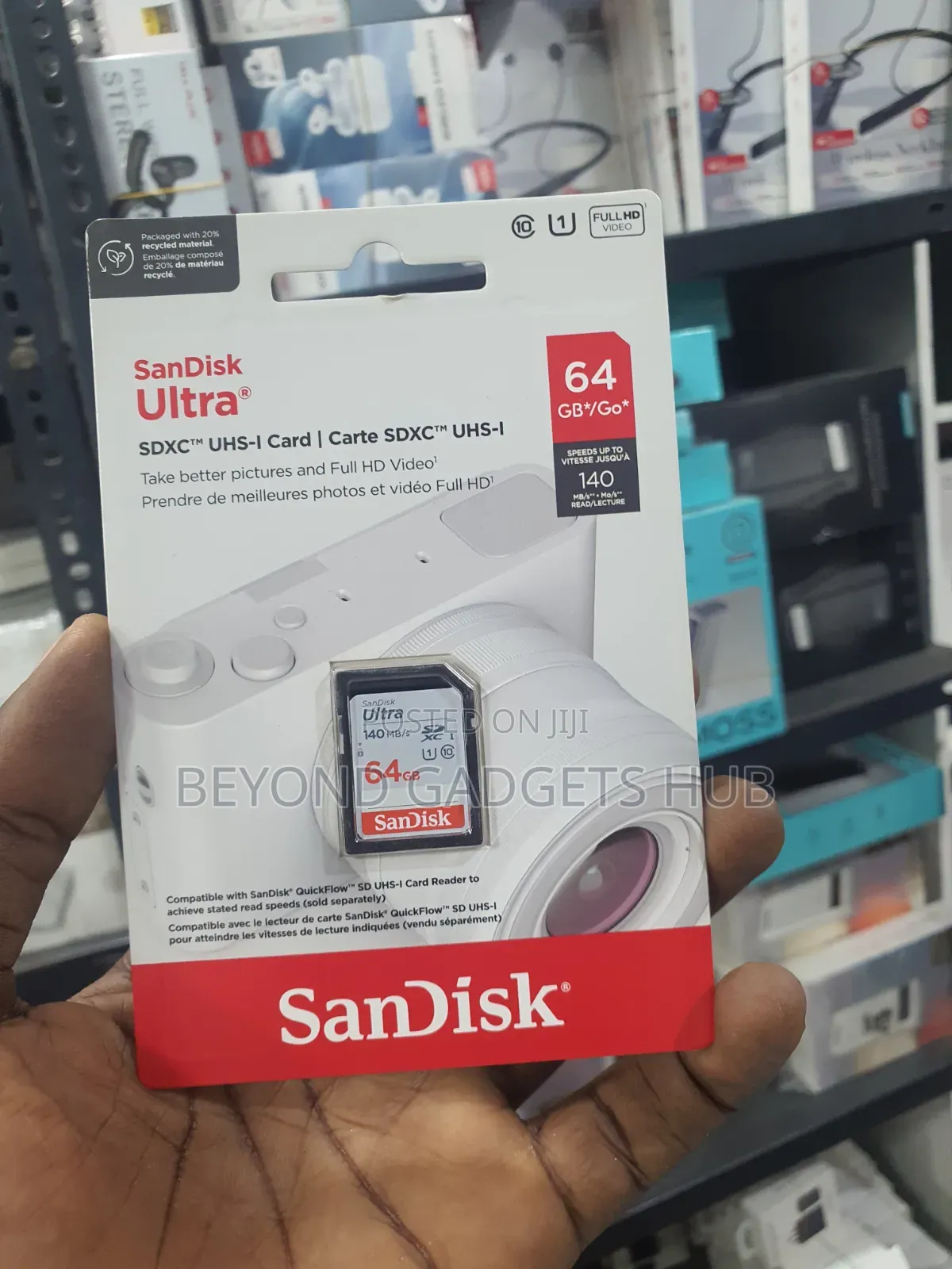 Sandisk Ultra 64gb SDXC Uhs-I Memory Card for Camera