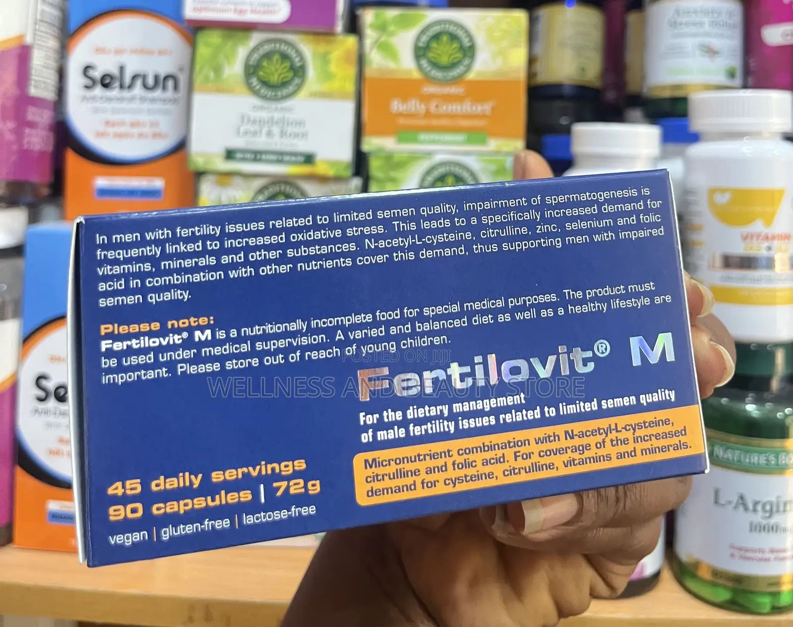 Fertilovit M Male Fertility Supplement for Sperm Health Motility