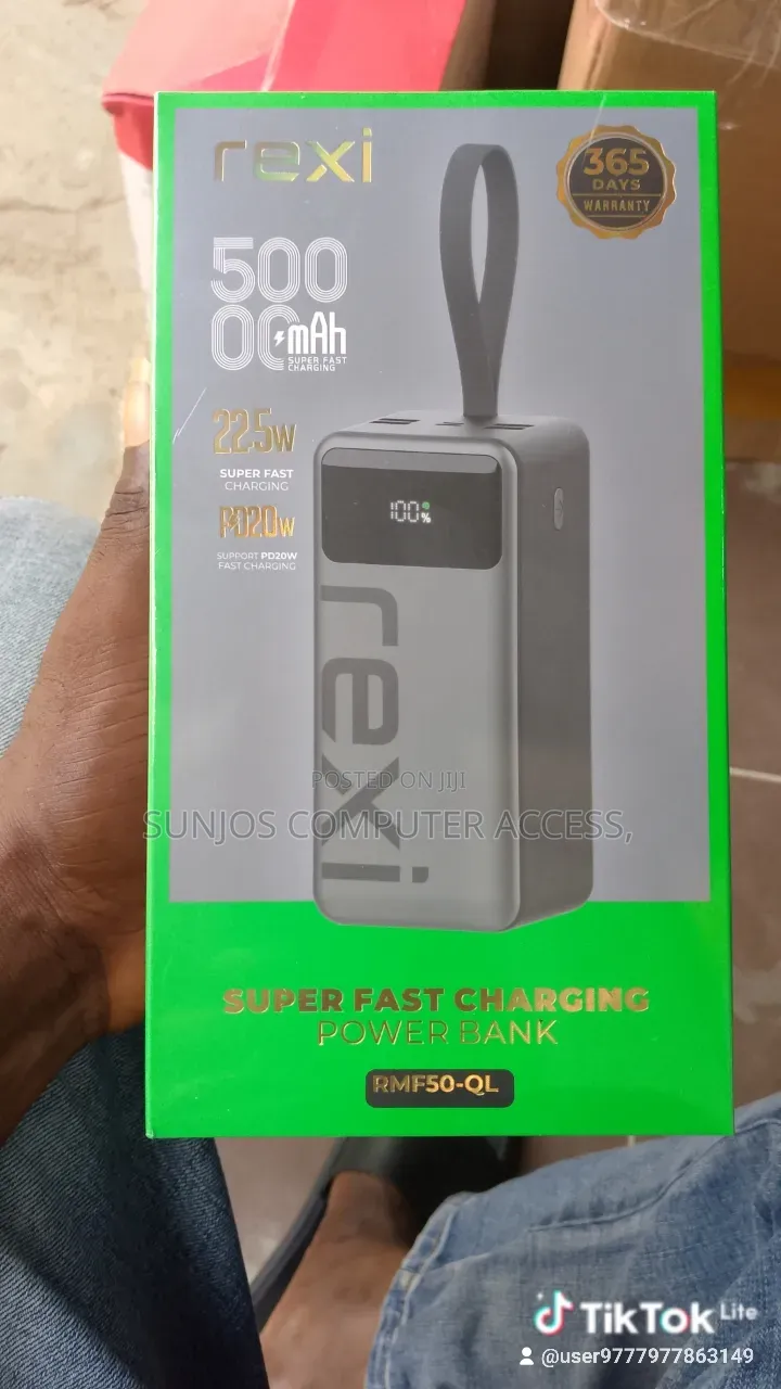 Rexi Power Bank 60000 Mah That Can Charge Phone an Laptop