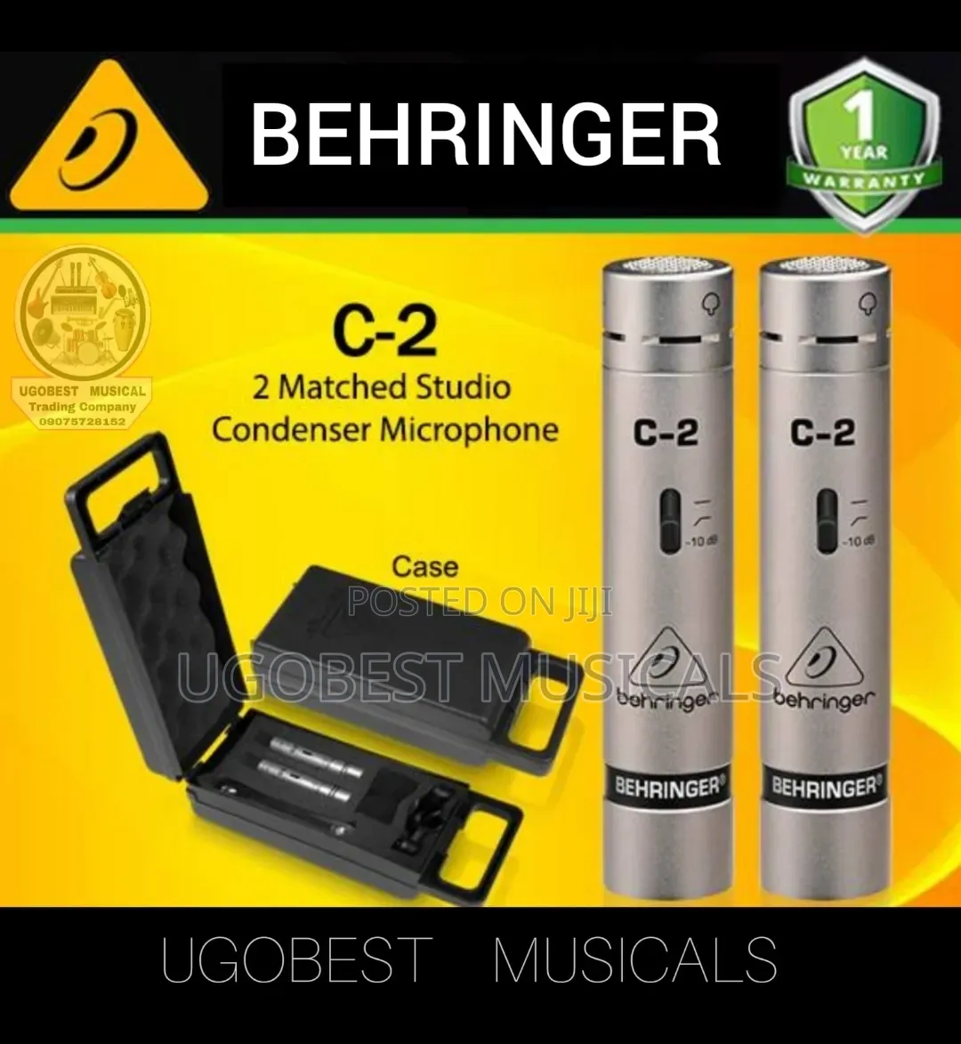 Behringer C-2 Studio Condenser Microphones