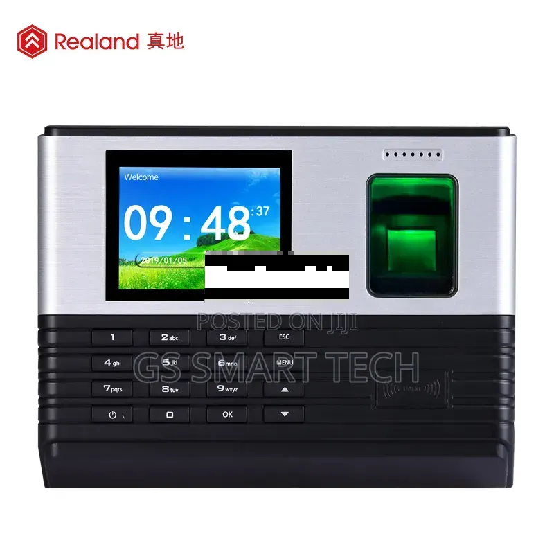 Fingerprint Machine Realand Attendance Machine With Backup Battery