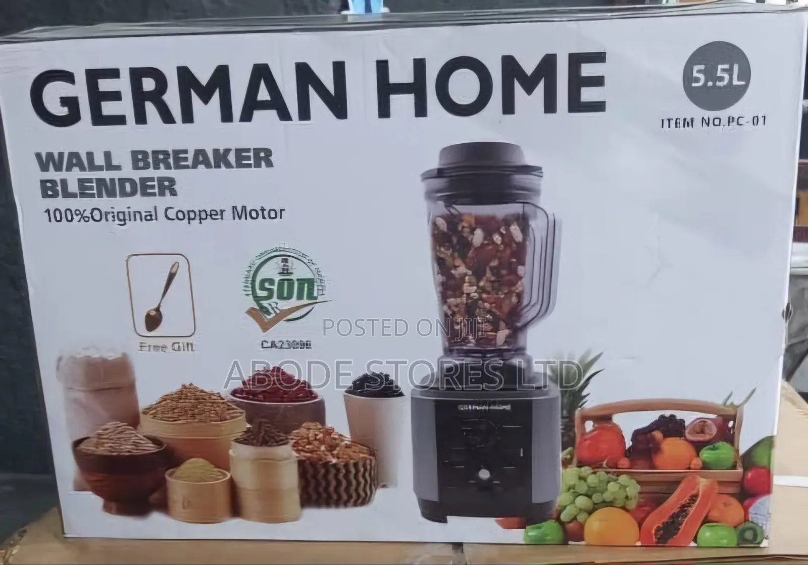 German Home 7.5litres Wall Breaker Commercial Blender 6000w