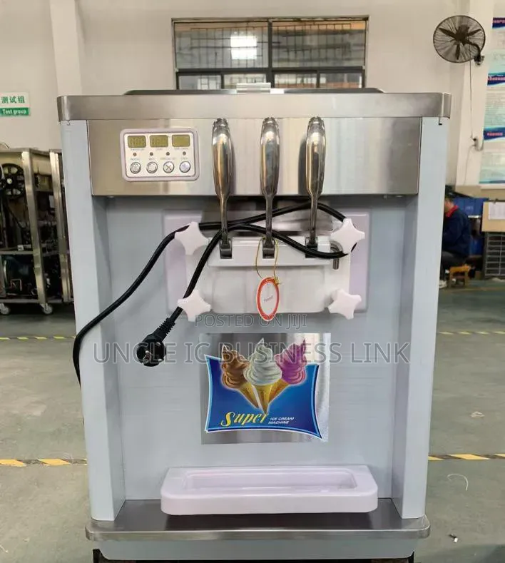 Ice Cream Machine Table Top 3 Nozzle