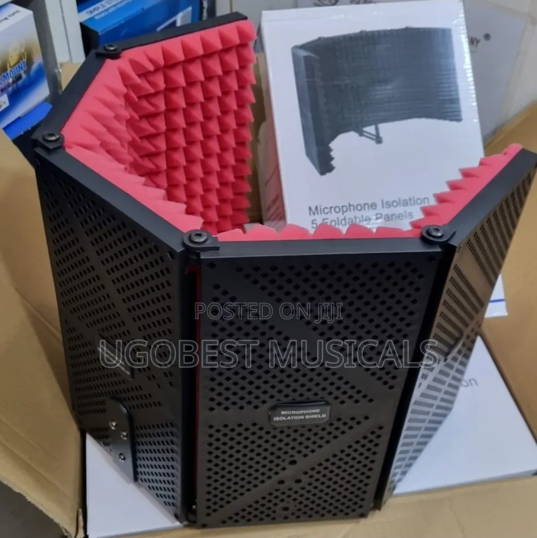 Professional 5 Door Microphone Isolation Shield