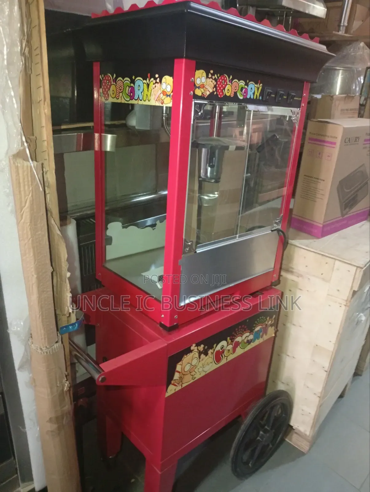 Popcorn Machine With Cart