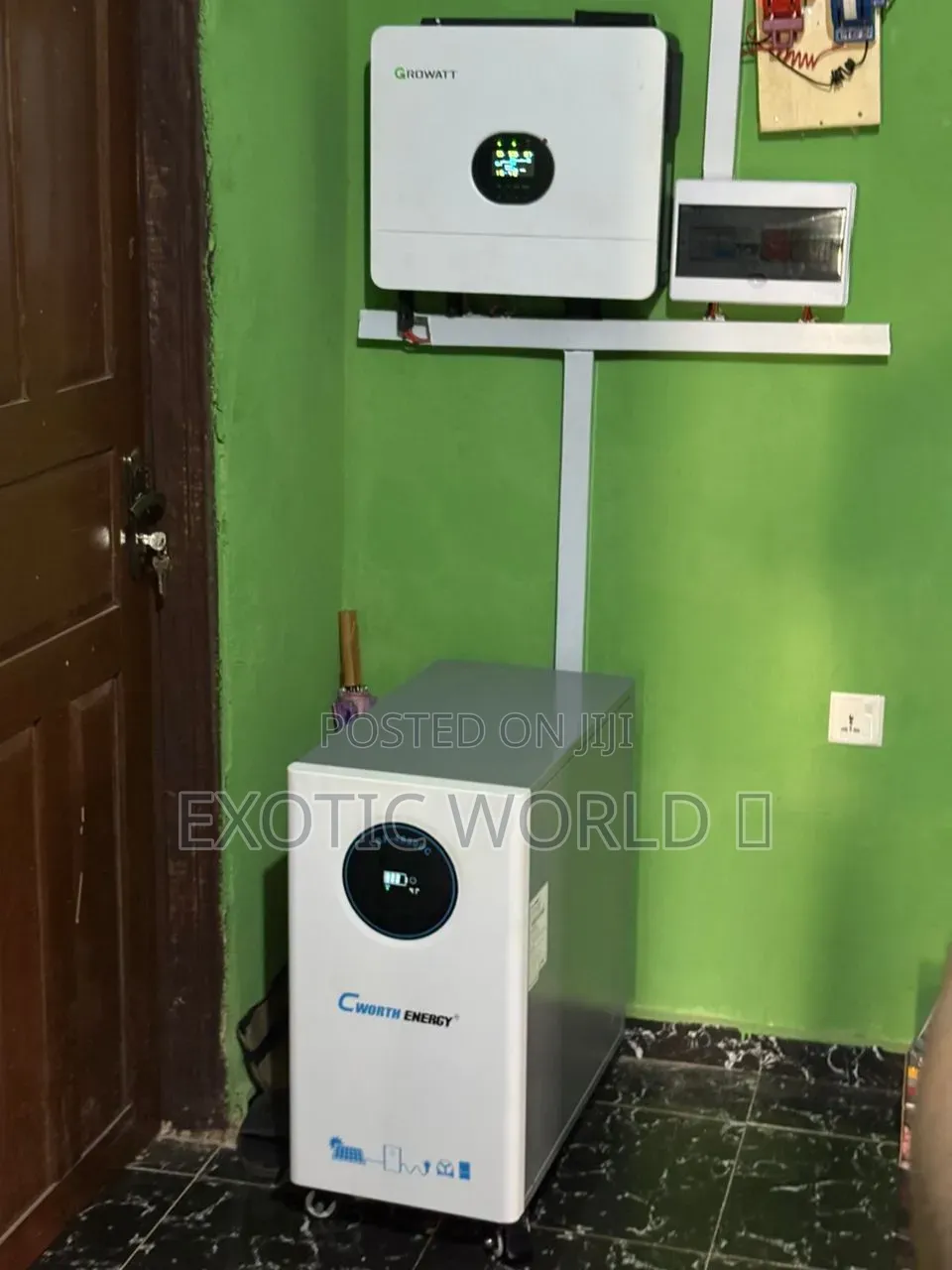 6kva Growatt H Inverter + 15kwh Lithium Battery 620w Bifacial Panels