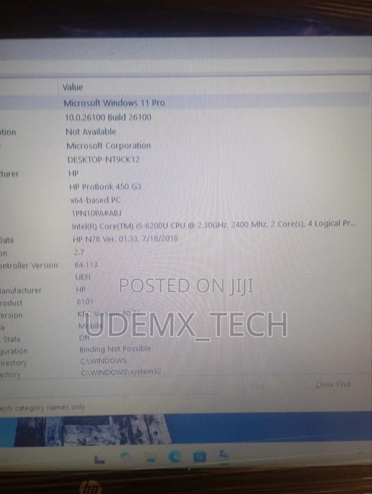 Laptop HP ProBook 450 G3 8GB Intel Core i5 SSD 128GB