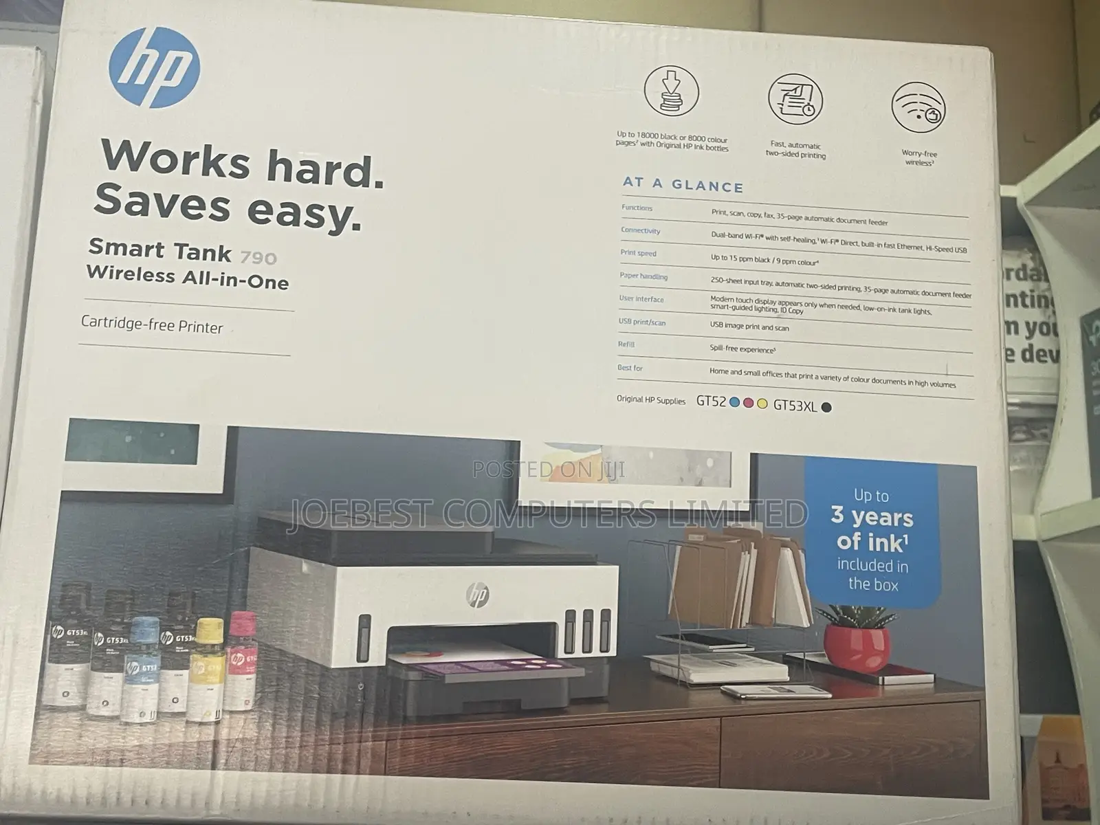 Hp Smart Tank 790 Wireless All in One