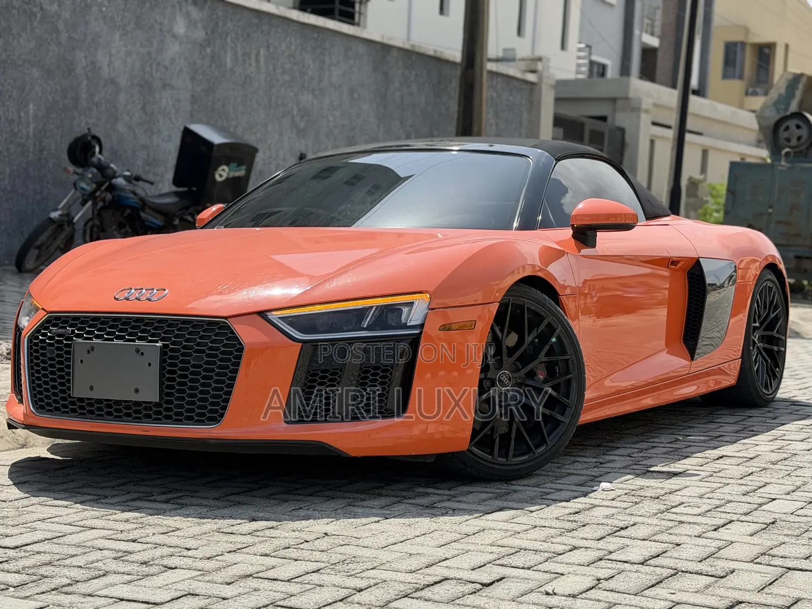 Audi R8 5.2 V10 AWD quattro Spyder 2017 Orange
