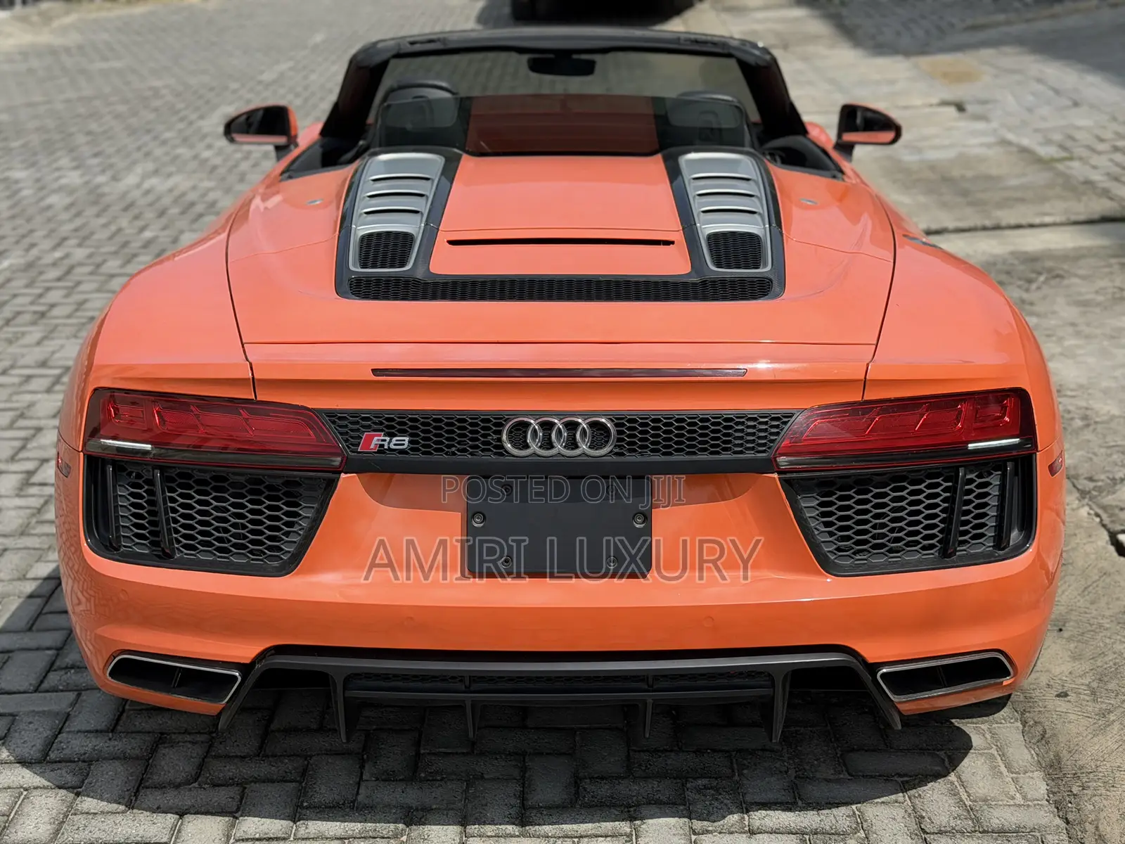 Audi R8 5.2 V10 AWD quattro Spyder 2017 Orange