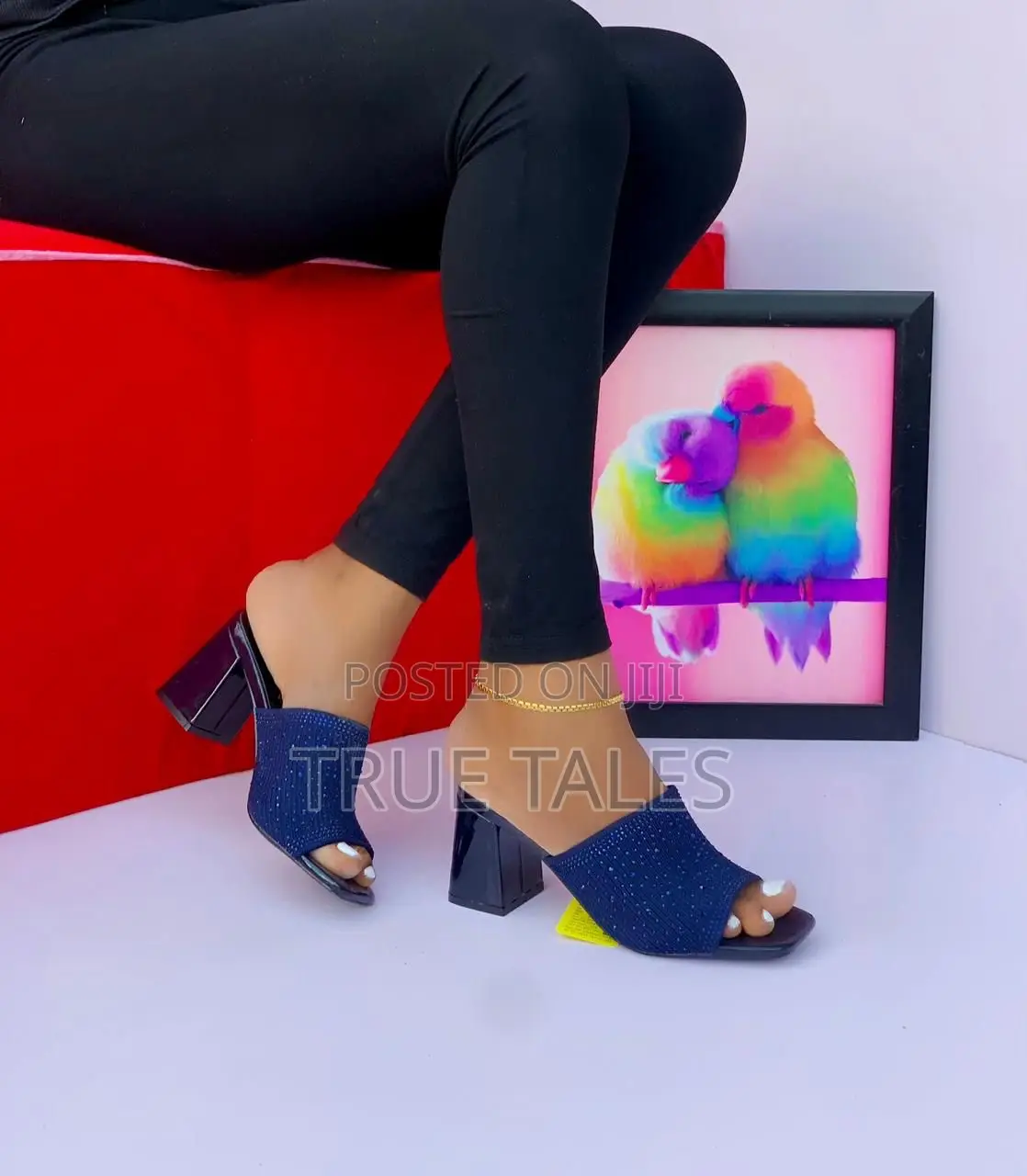 Ladies Classy Half Heeled Slippers #Chim