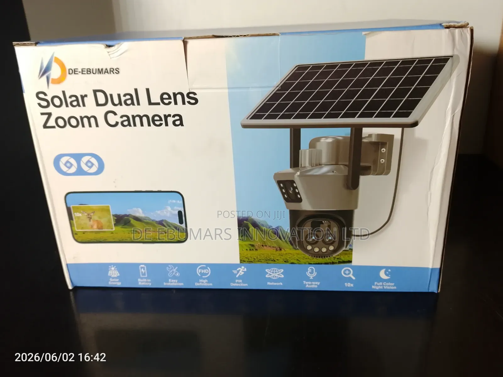 Solar Dual Lens Camera 4g