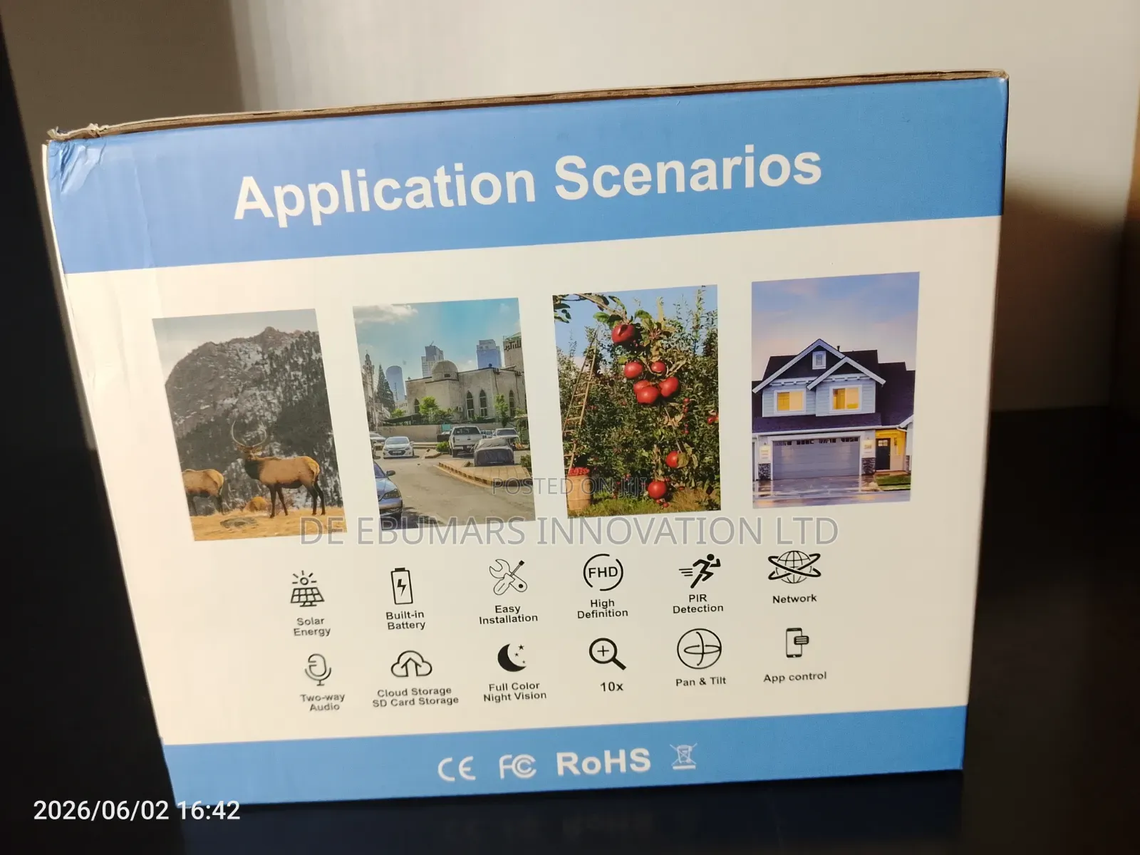 Solar Dual Lens Camera 4g