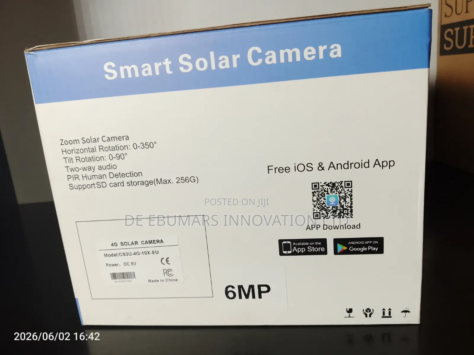 Solar Dual Lens Camera 4g