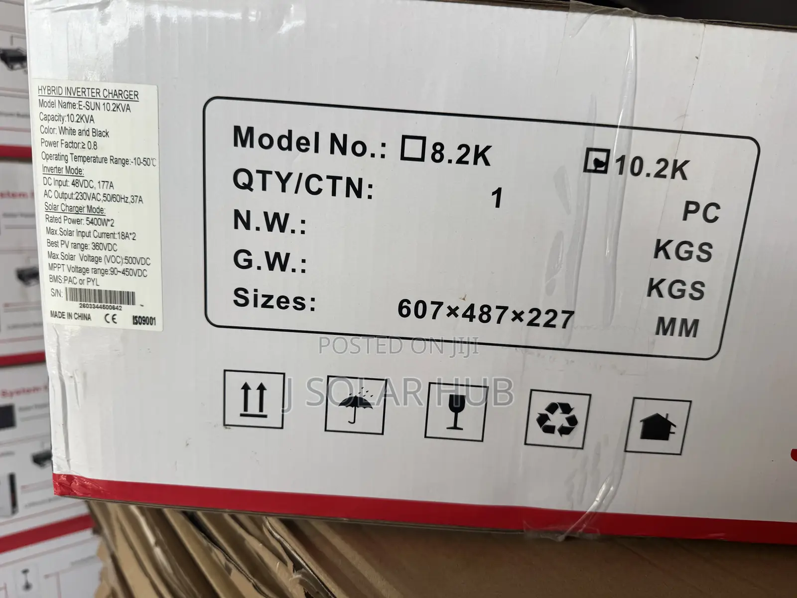 10.2kva Hybrid Solar Inverter