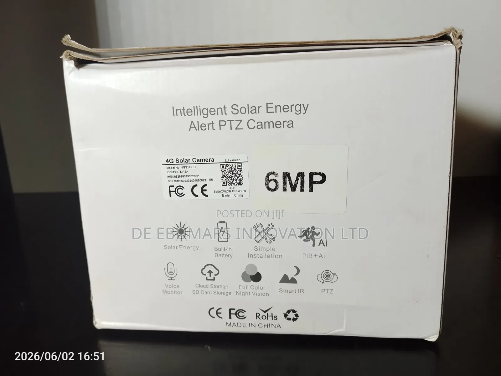 4g Single Lens Solar PTZ Camera