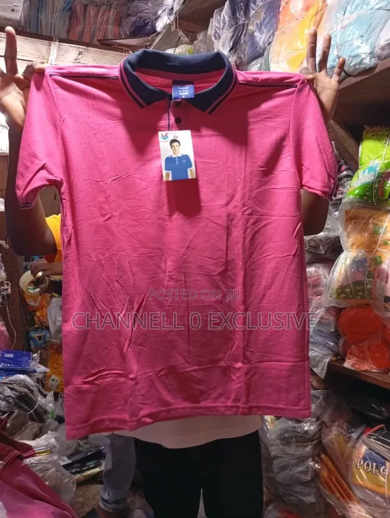 Original Super Gold Collar Neck T-shirt(Dozens)