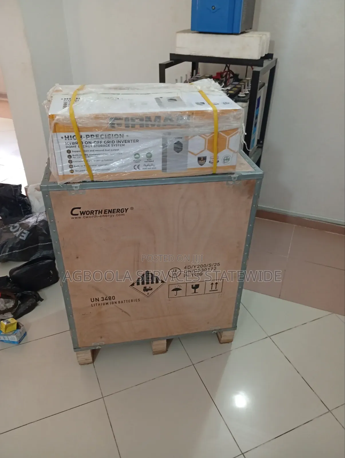 15kwh Lithium Battery + 6kva Inverter With Installation Available