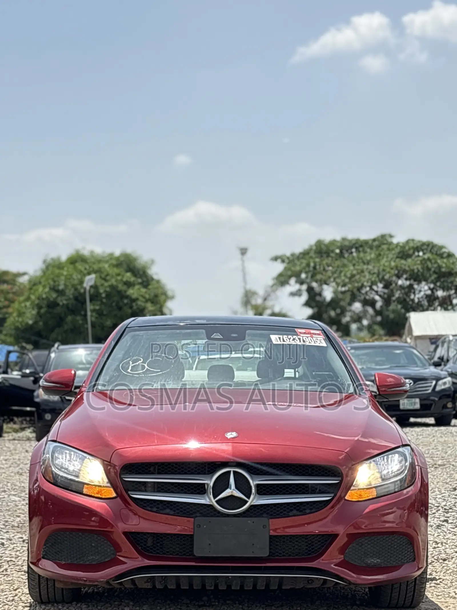 Mercedes-Benz C300 2016 Red