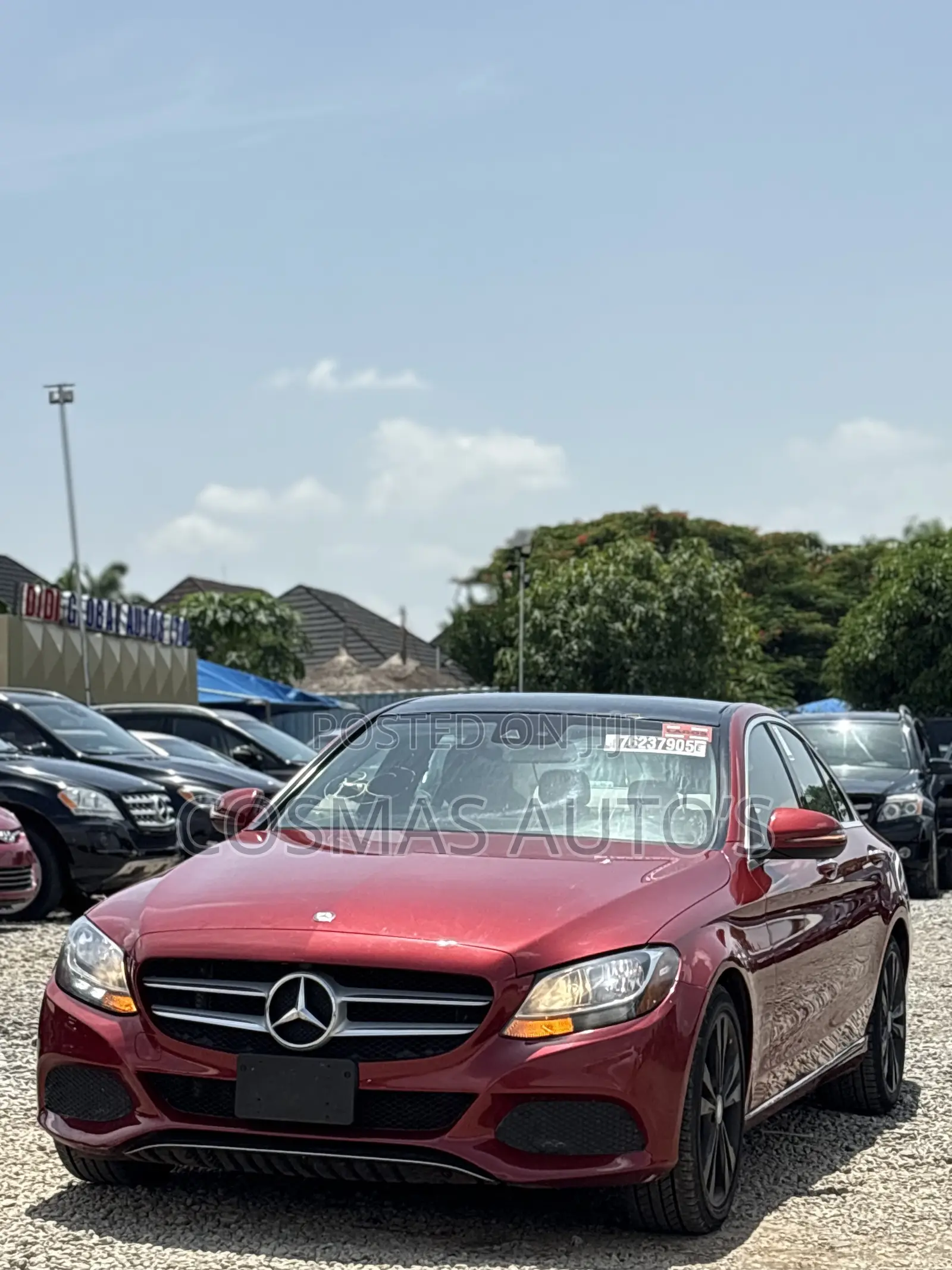 Mercedes-Benz C300 2016 Red
