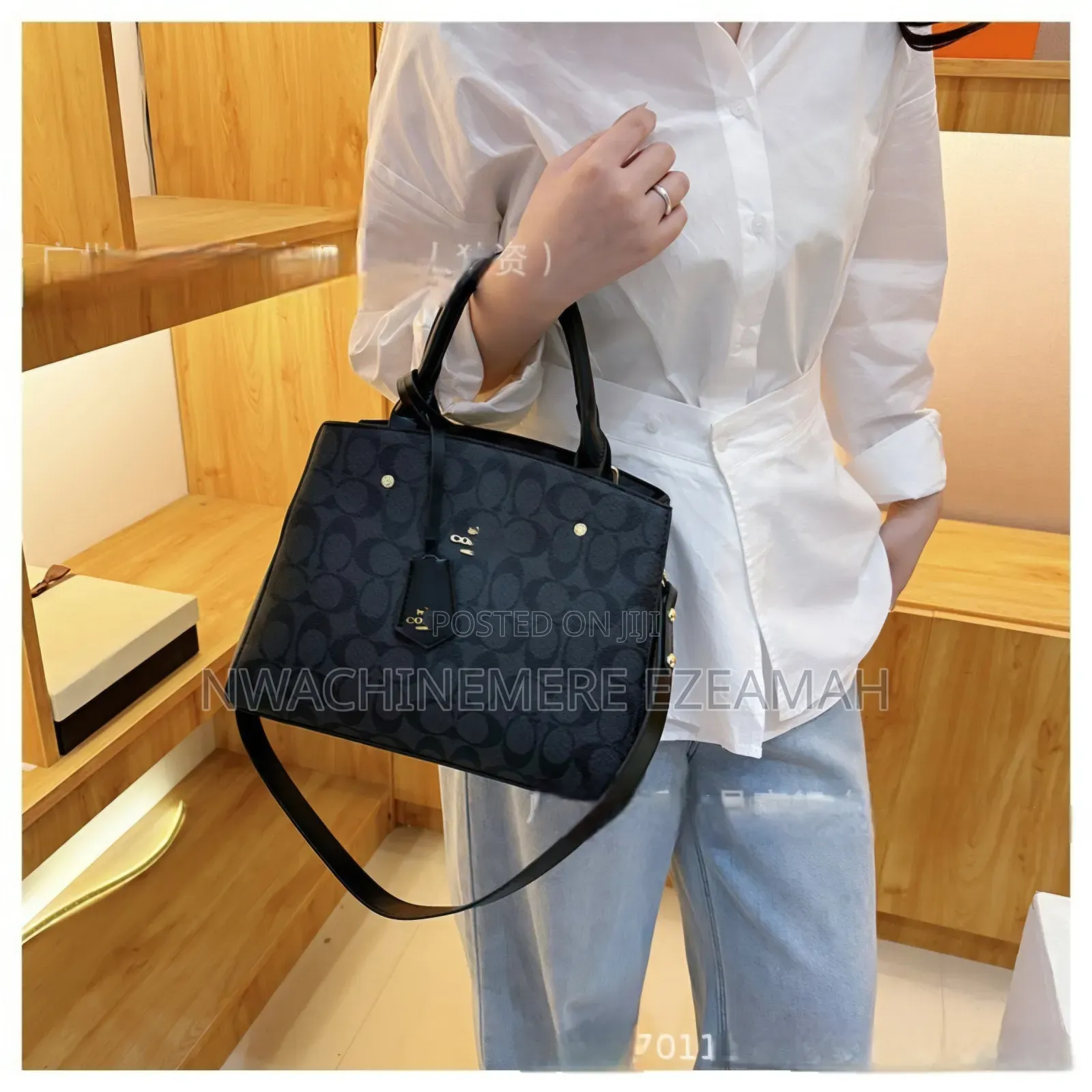 Women’S Tote Bag – Elegant Large Capacity Handbag With Crossbody Strap
