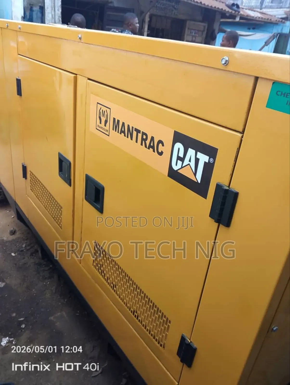 65kva Mantrac Cat Generator
