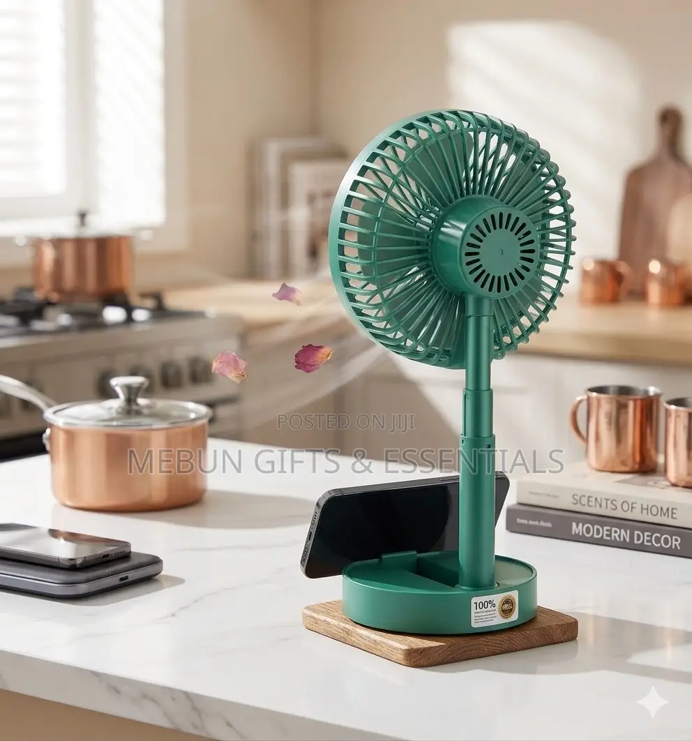 Rechargeable Telescopic Folding Fan