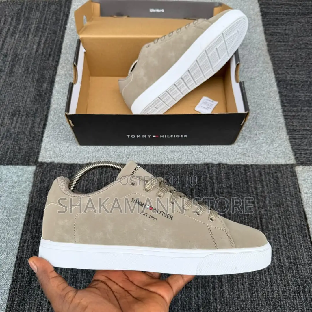 Original Tommy Hilfiger Shoes Brown and White Soles Classic