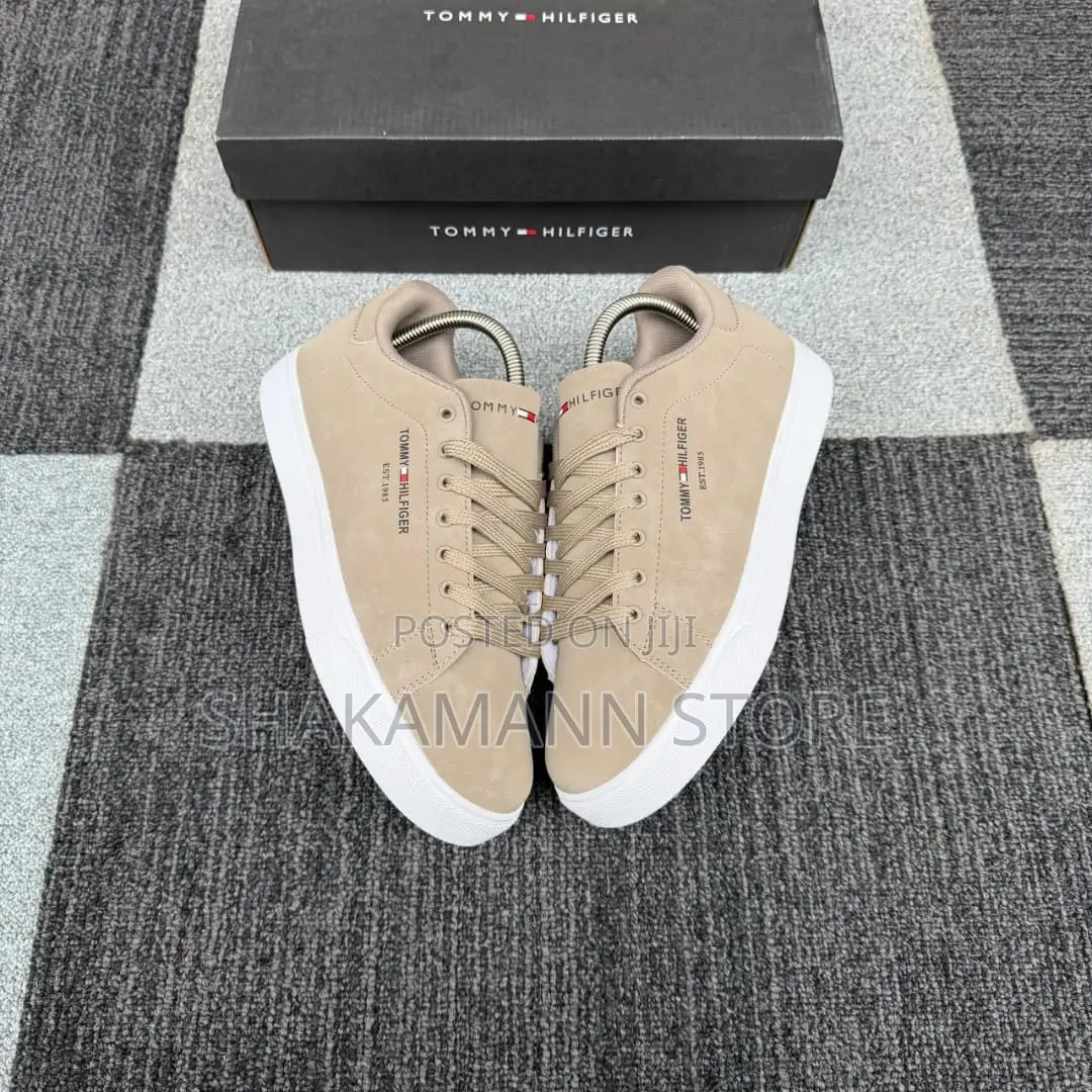 Original Tommy Hilfiger Shoes Brown and White Soles Classic