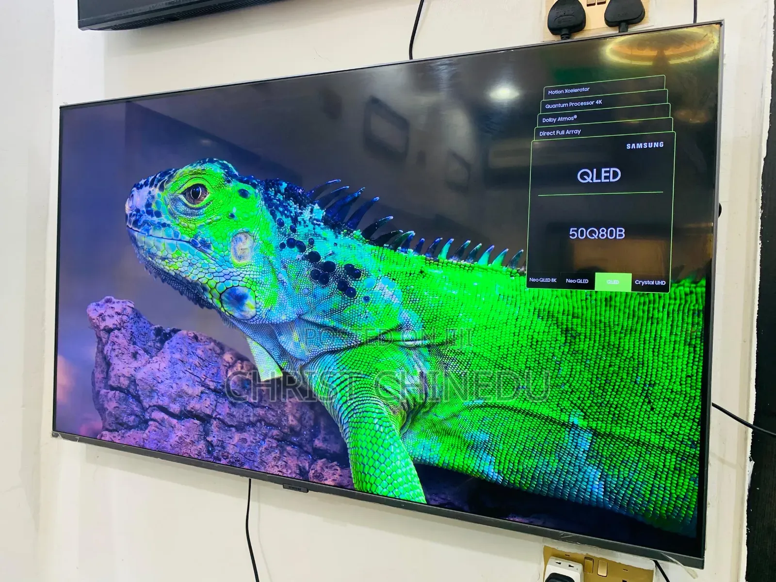 50inches Samsung Qled Crystal Picture Quality Framless