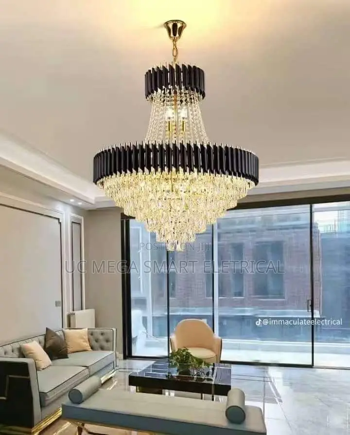 Elara Modern Luxury Crystal Pendent Lamp Led Fashion Simple Living Roo