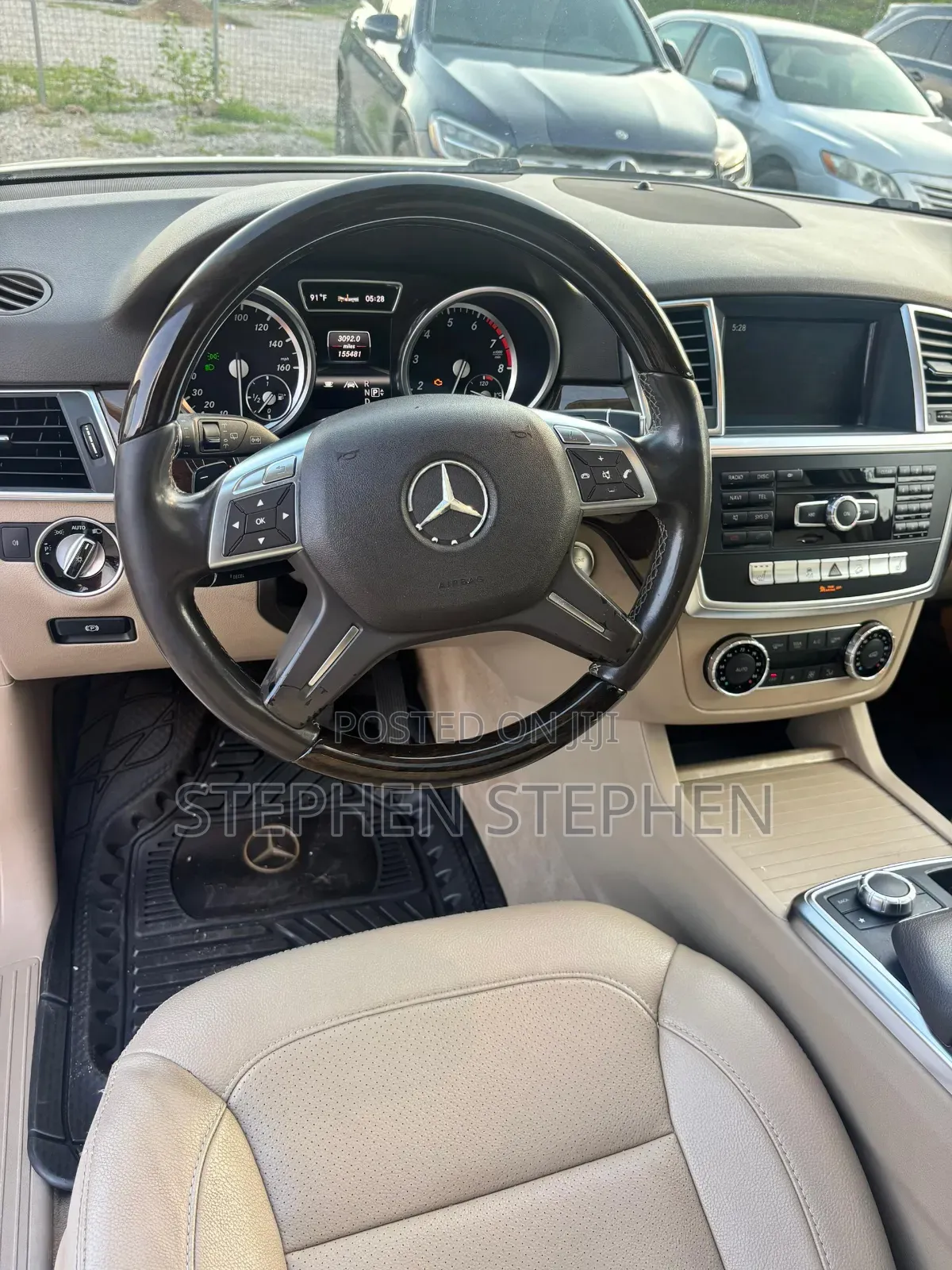 Mercedes-Benz M Class ML 350 4Matic 2013 White