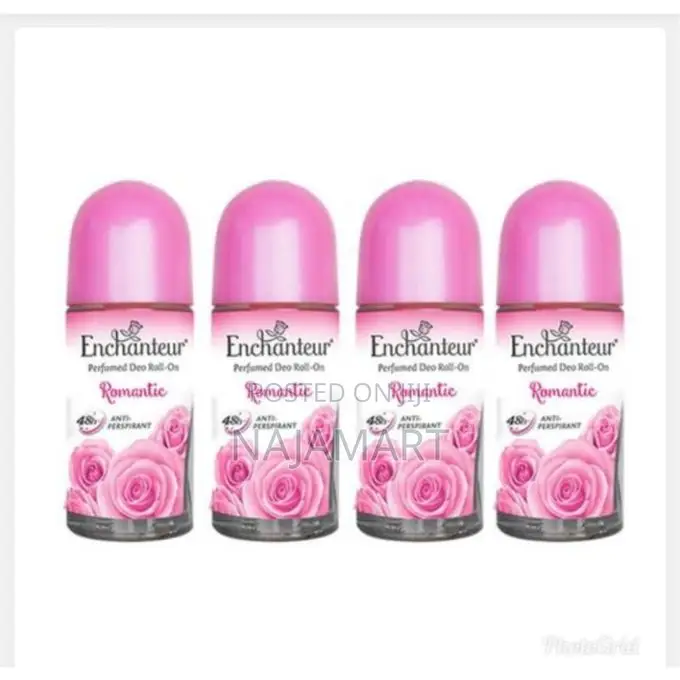 Enchanteur 4piecesromantic Roll-on Deodorant - 50ml Each