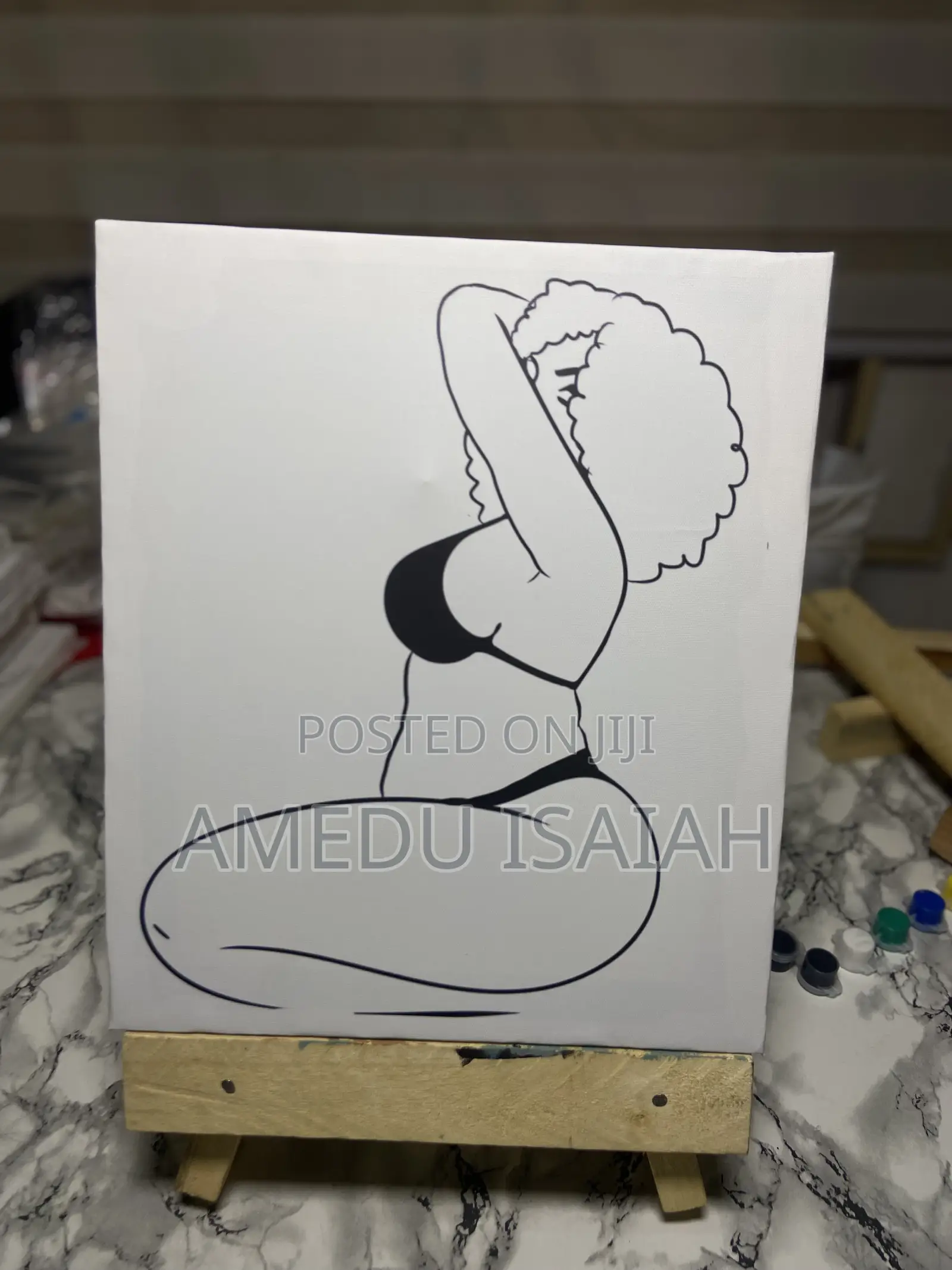 Sip and Paint Canvas Easel