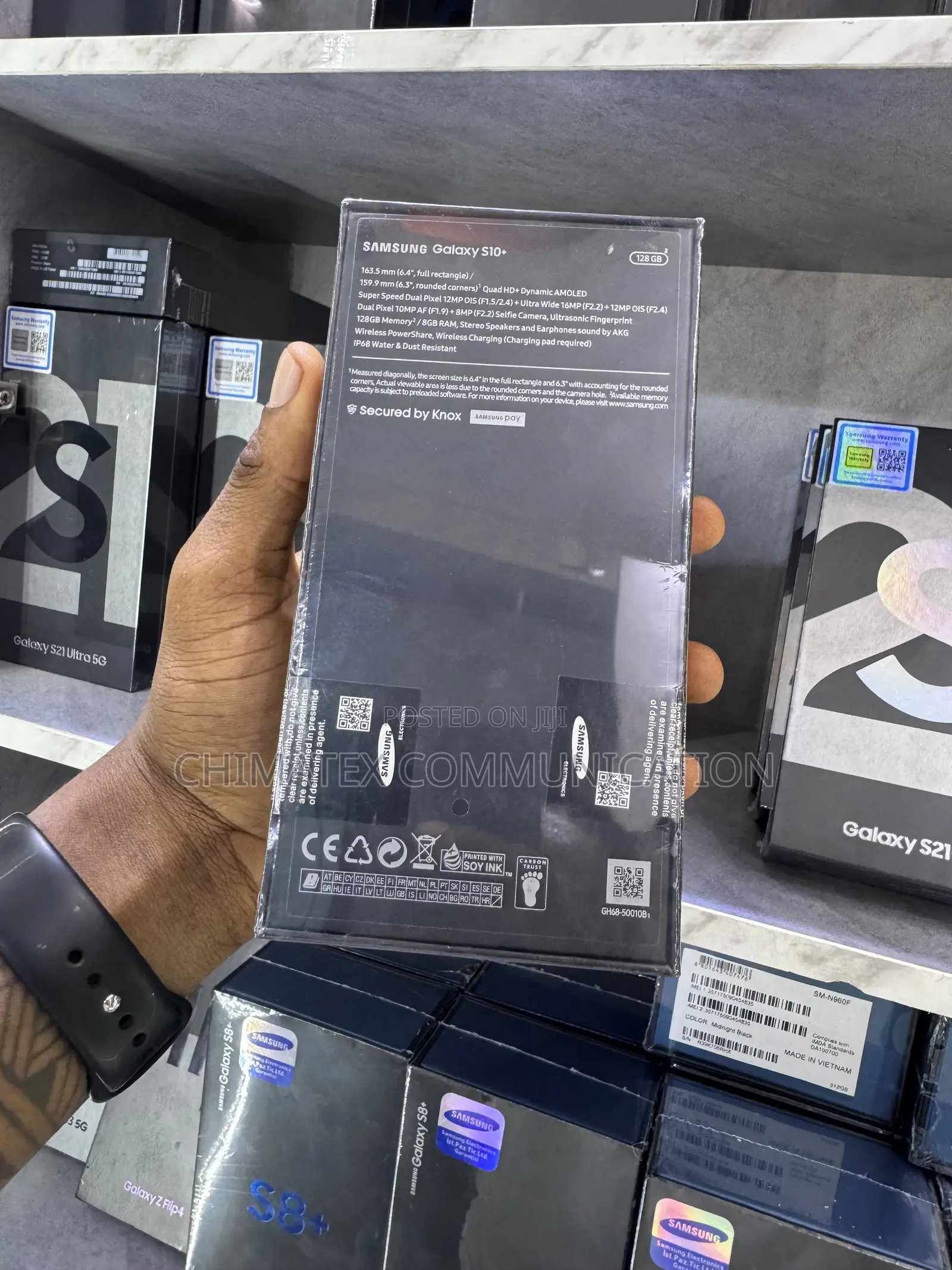 New Samsung Galaxy S10 Plus 128 GB Black