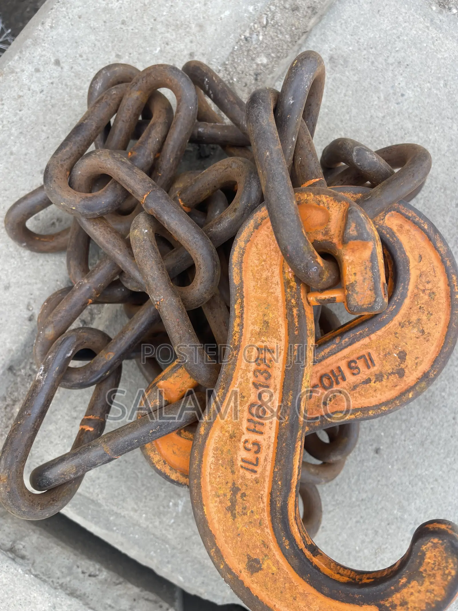13mm X 3m Anchor Chain – Heavy-duty Long-link Mooring Marine Chain