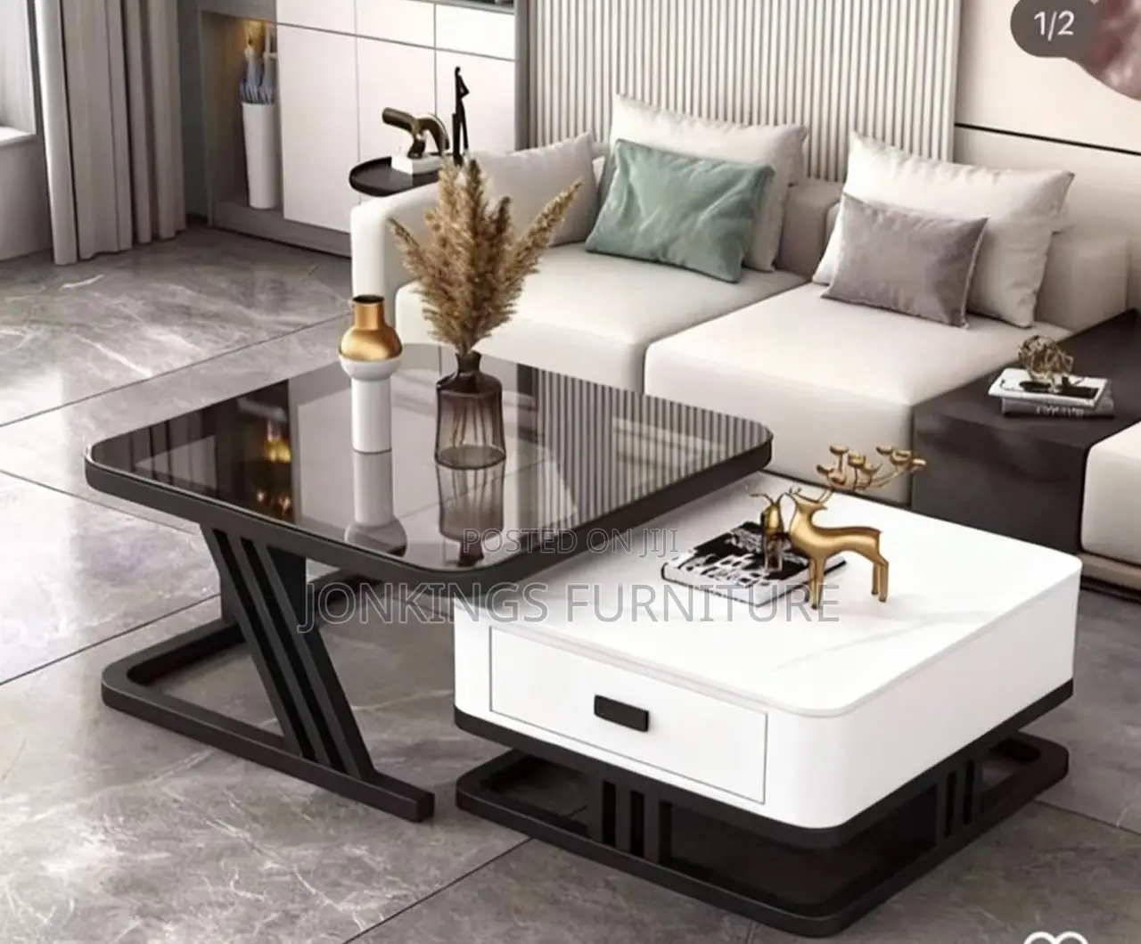 Contemporary Living Room Table With Premium Finish