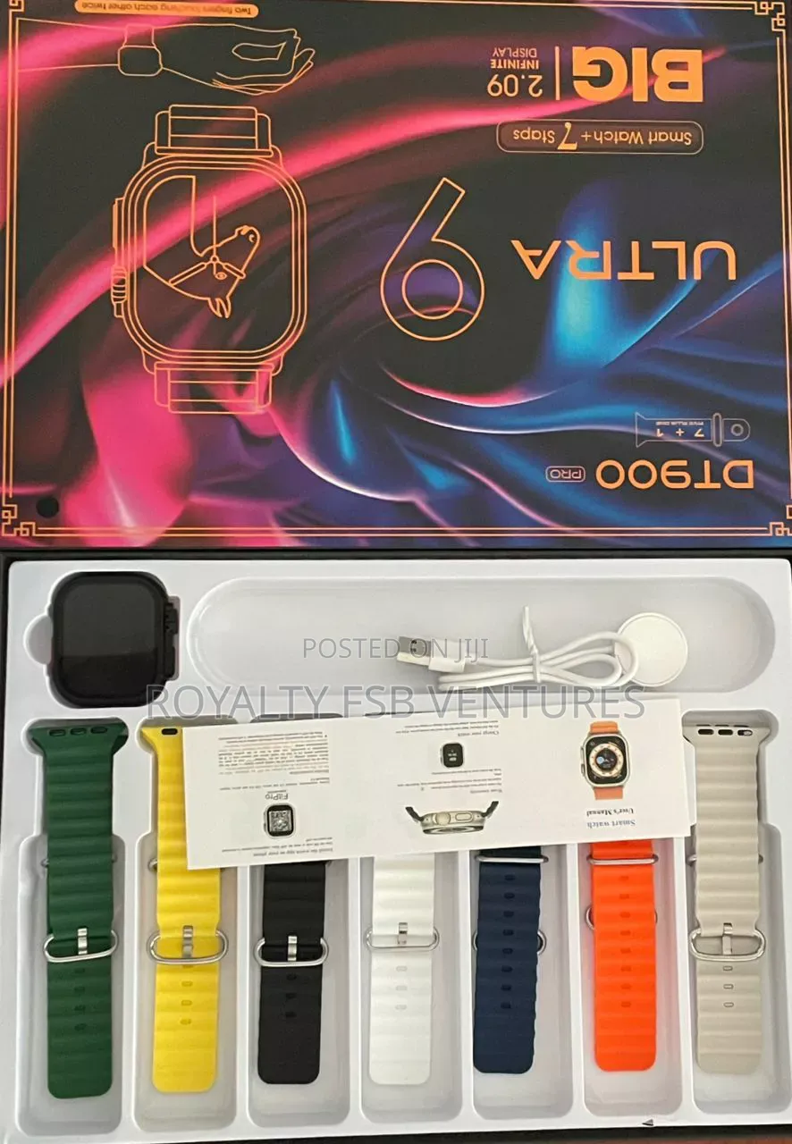 Dt 900 7 Straps Smart Watch