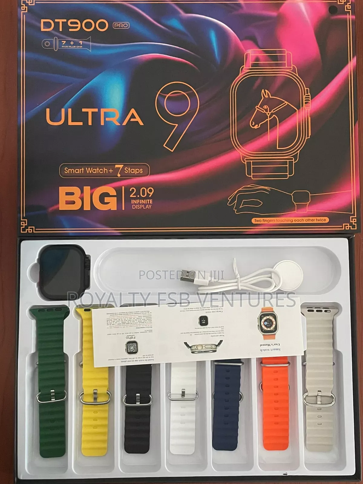 Dt 900 7 Straps Smart Watch