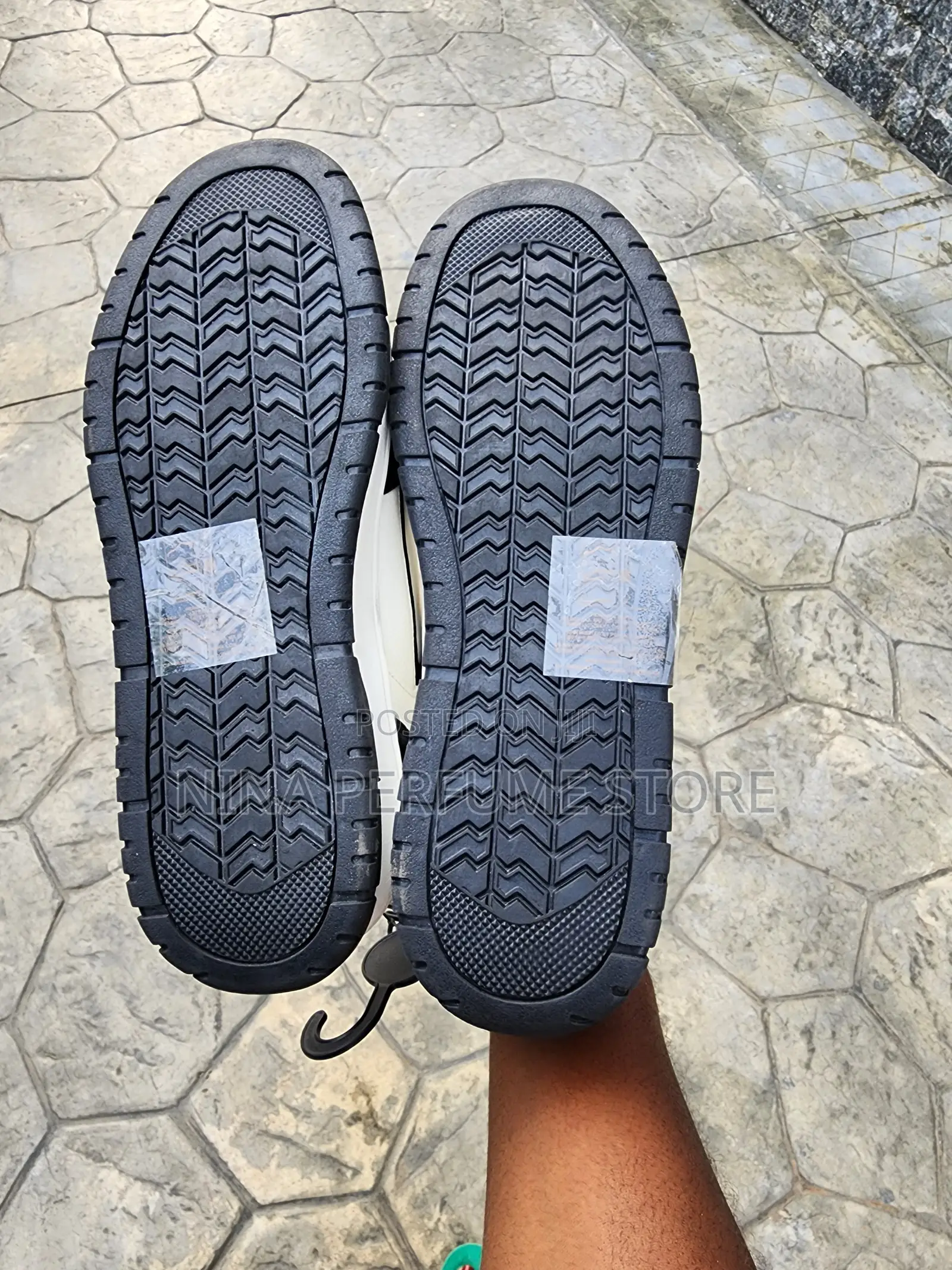 Black and White Comfortable Lace Up Sneakers by Primark