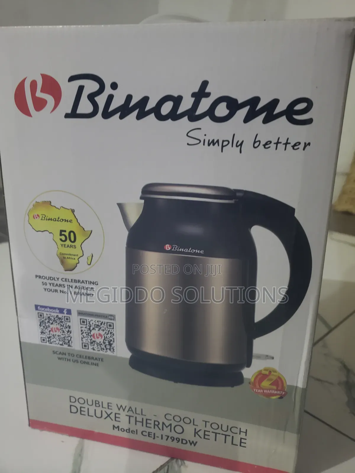 Binatone Deluxe Thermo Kettle